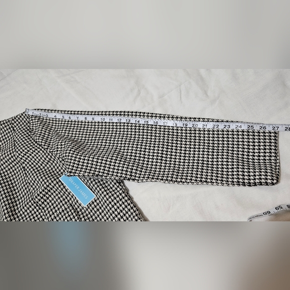 NWT Draper James Black and White Houndstooth Utility Jacket Women's - Picture 7 of 10